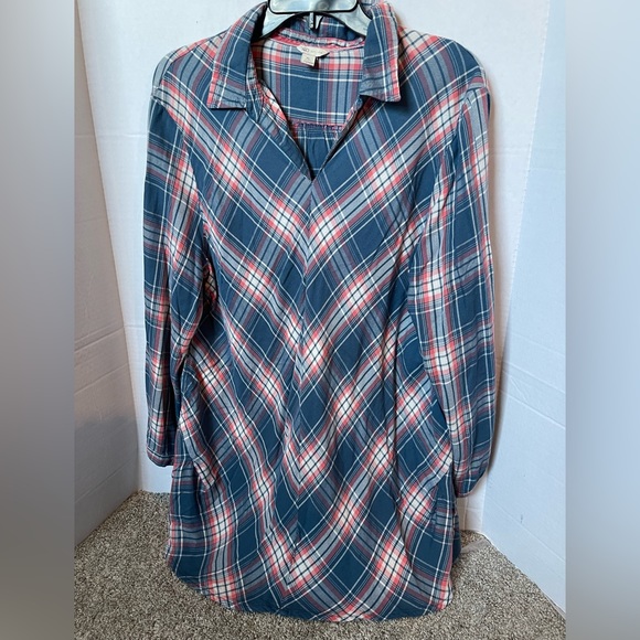 Cato Tops - ❤️Cato pull over plaid shirt, size, XL